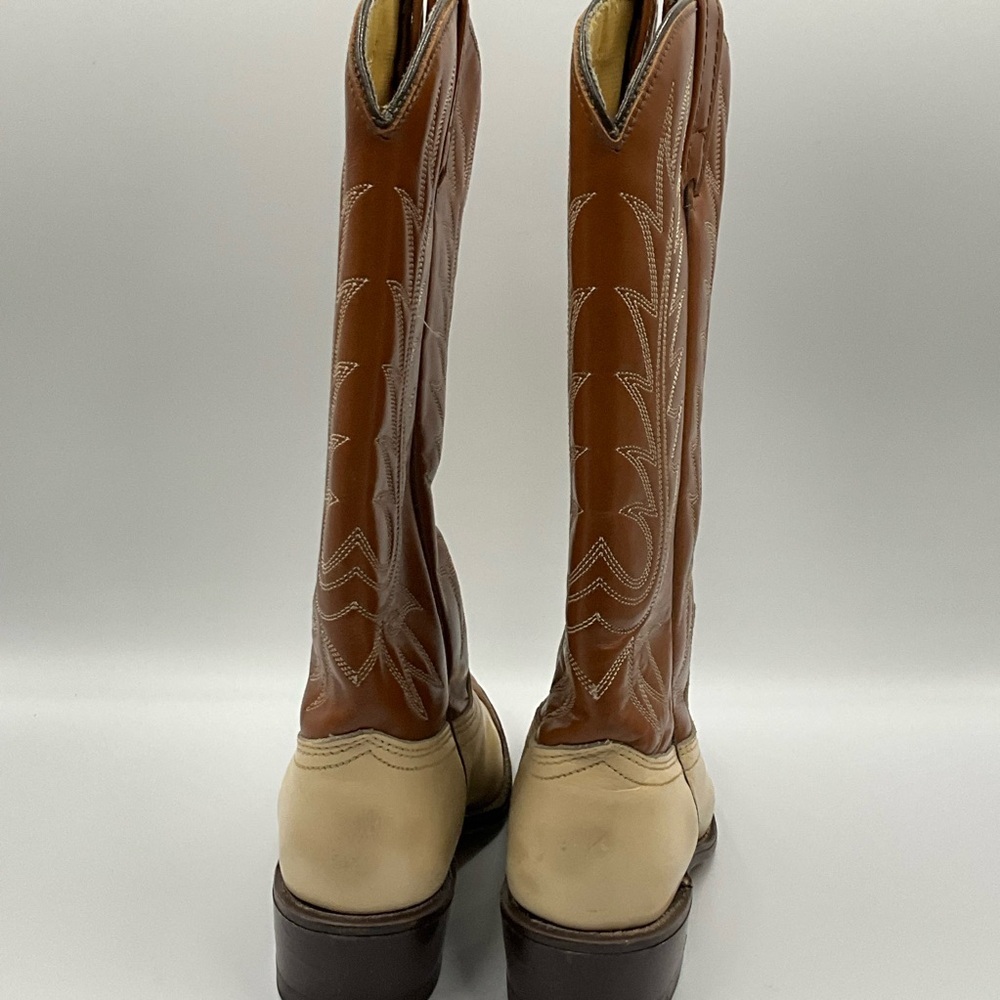 Acme Boots Size 5 Vintage Two Tone - Picture 3 of 7